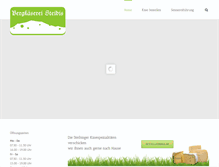 Tablet Screenshot of berg-kaese.de